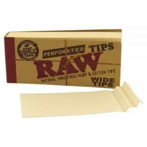 RAW Filtry -  široké, nebělené, perforované 50ks